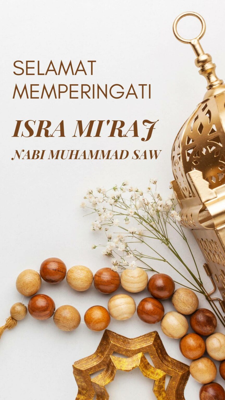 Kartu Ucapan Isra Mi Raj Matamu