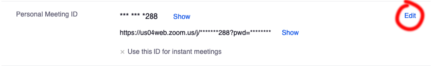 Cara edit Meeting ID di zoom
