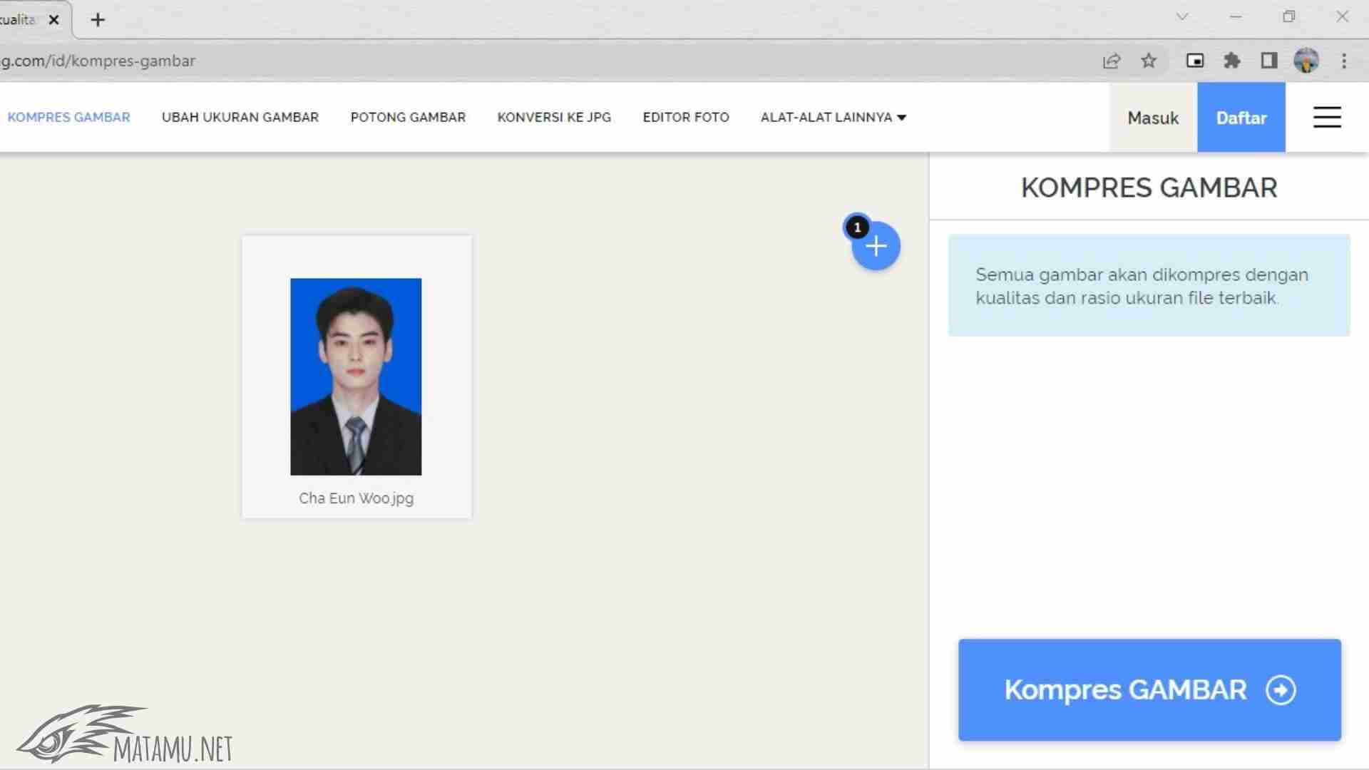 Cara Mengkompres Ukuran Foto Menjadi 200 KB untuk Berkas Daftar