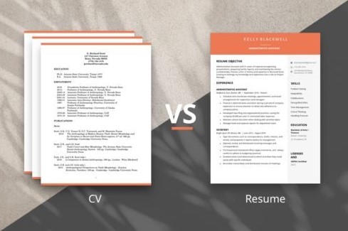 perbedaan cv dengan resume