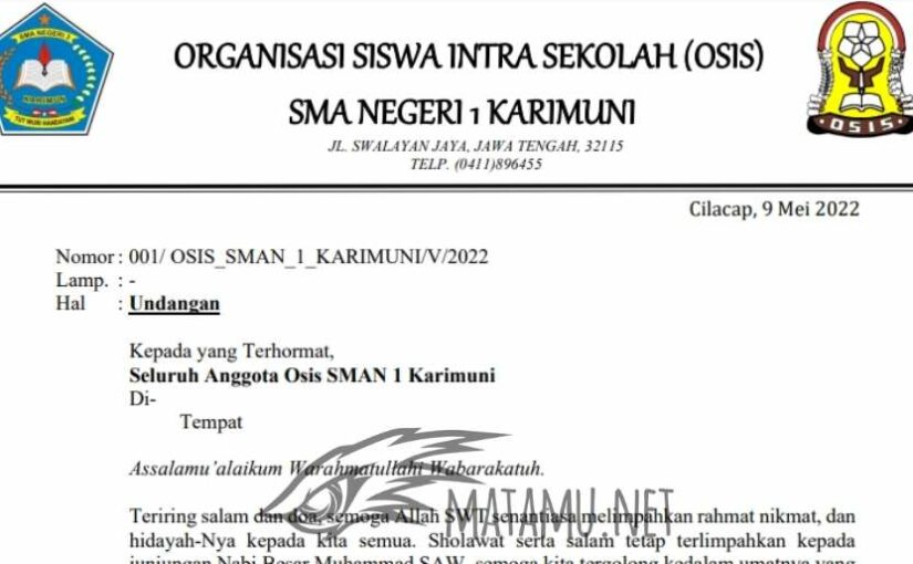 Undangan Rapat Osis
