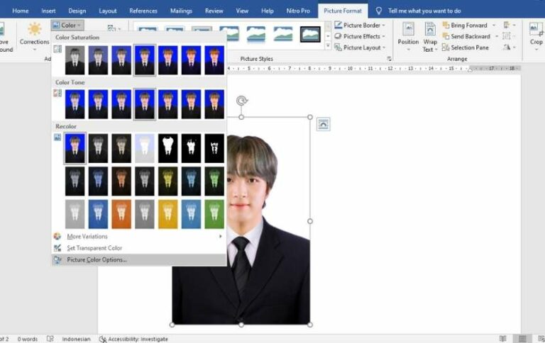 Cara Cepat Mengubah Latar Belakang Foto Di Microsoft Word Matamu 1340