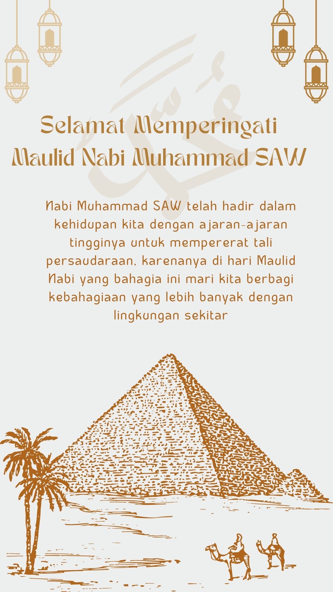 Ucapan Maulid Nabi Muhammad SAW, 12 Rabiul Awal 1444 H - Matamu