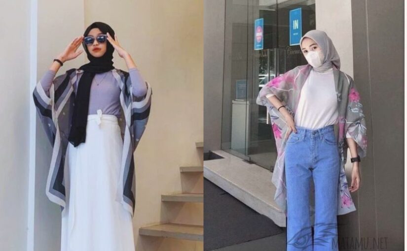 7 Ide OOTD Hijabers Aesthetic Dengan Outer Scarf