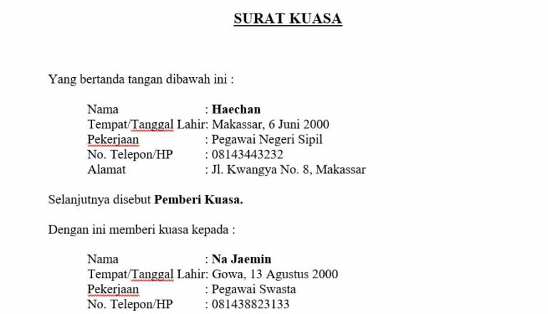 Apa Itu Surat Kuasa?: Pengertian, Ciri-Ciri Dan Jenisnya - Matamu