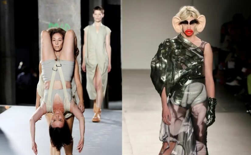 9 Busana Catwalk yang Aneh dan Bikin Ngakak