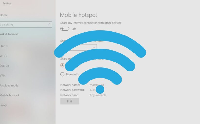 Cara Membuat Tethering Hotspot di Laptop Windows 10