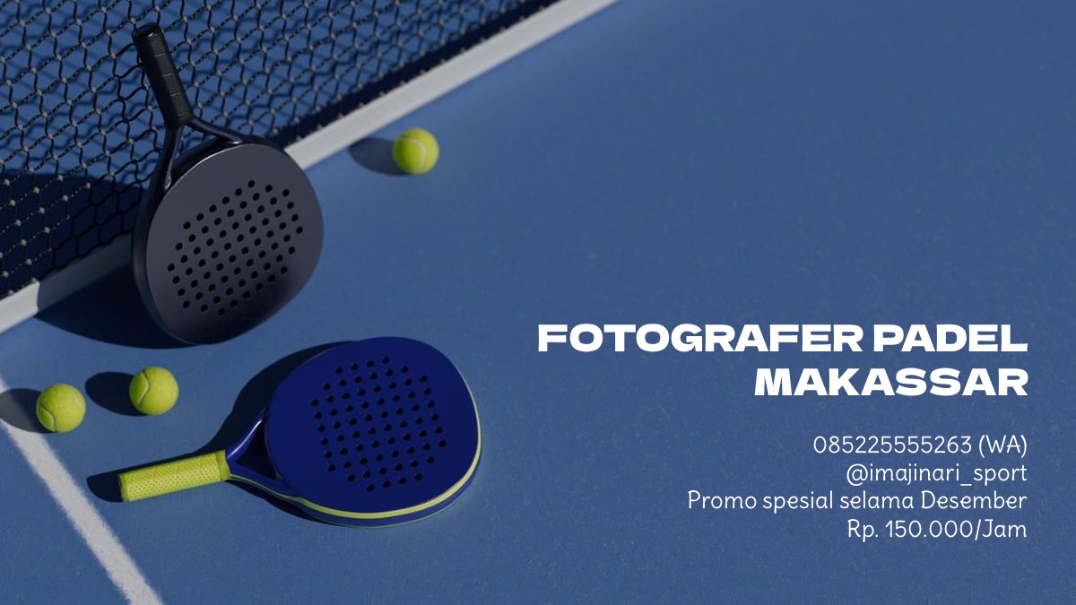 Jasa Fotografi Padel Makassar – Fun dan Profesional Dokumentasi